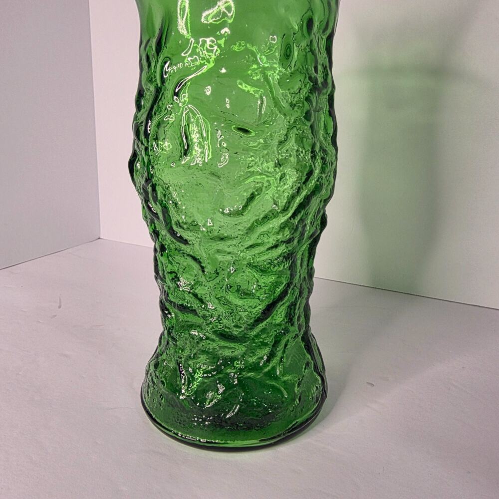 vintage green glass vase E.O. Brody Company - Picture 6 of 6